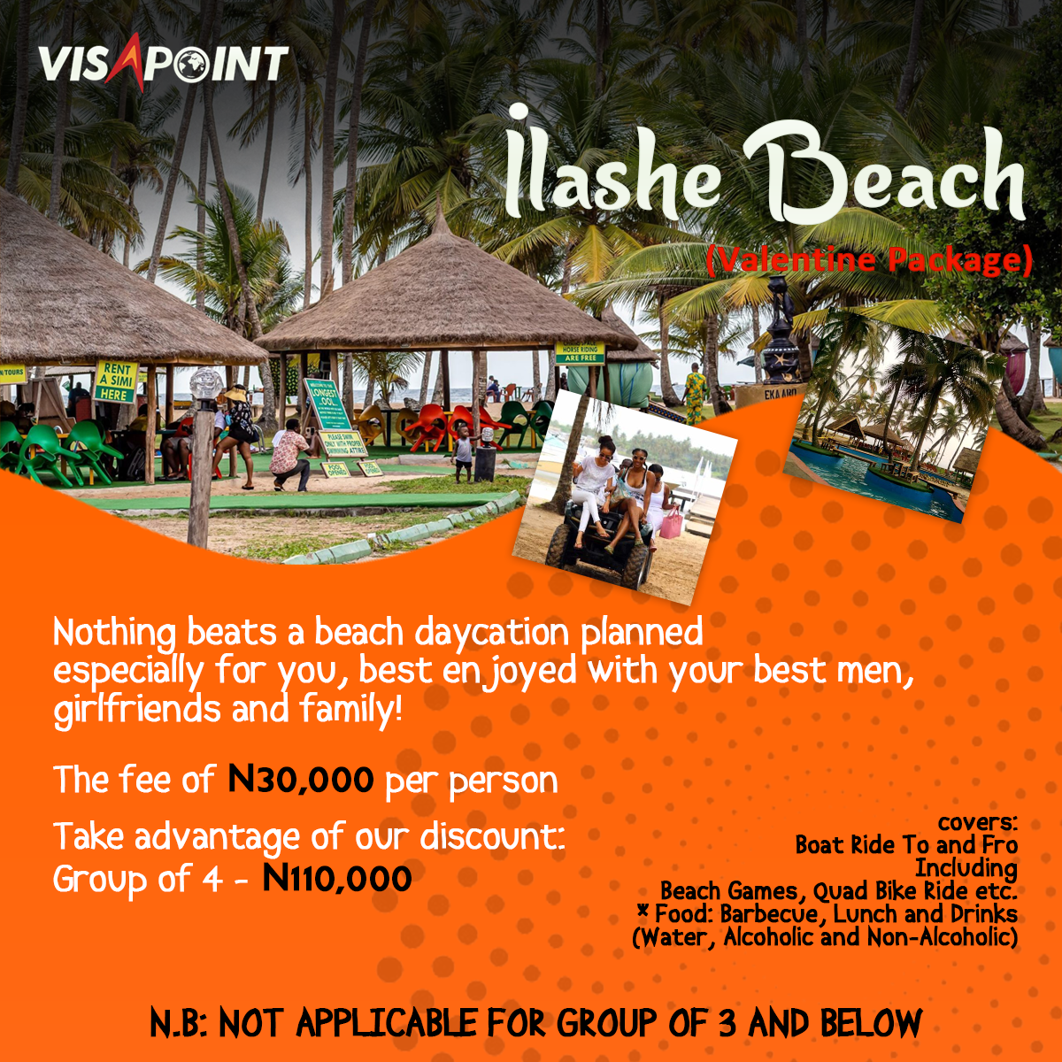 Ilashe Beach (Valentine Package)